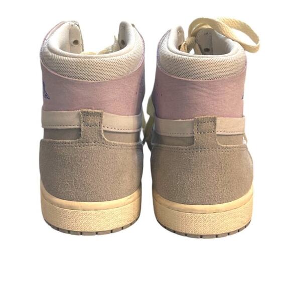 Nike Women's Air Jordan 1 Zoom Air Comfort 2 Light Smoke Grey & Barely Grape 9.5 - Picture 5 of 11